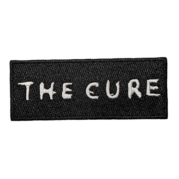 The Cure Vävd Textlogotyp Stryk-På-Lapp En Storlek Svart/Vit Black/White One Size