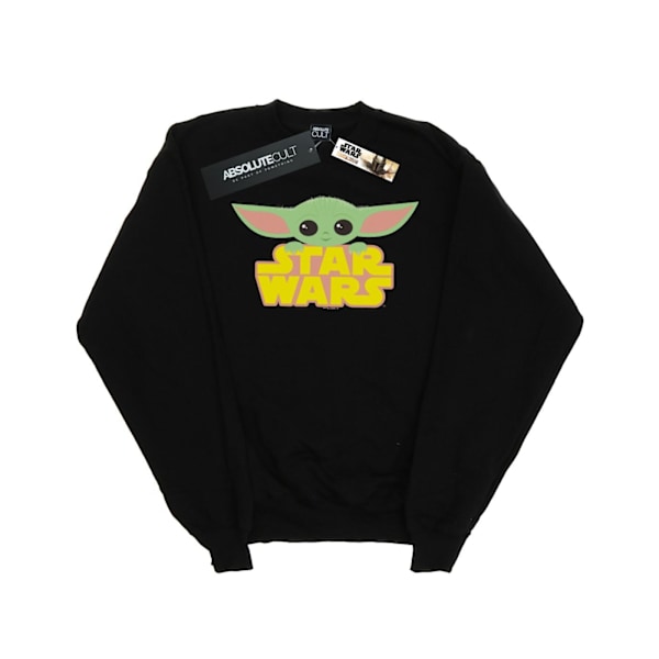 Star Wars The Mandalorian The Child And Logo Sweatshirt 4X Black 4XL