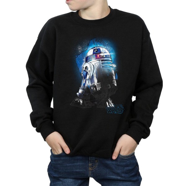 Star Wars: The Last Jedi Boys R2-D2 Borstad Sweatshirt 9-11 år Black 9-11 Years