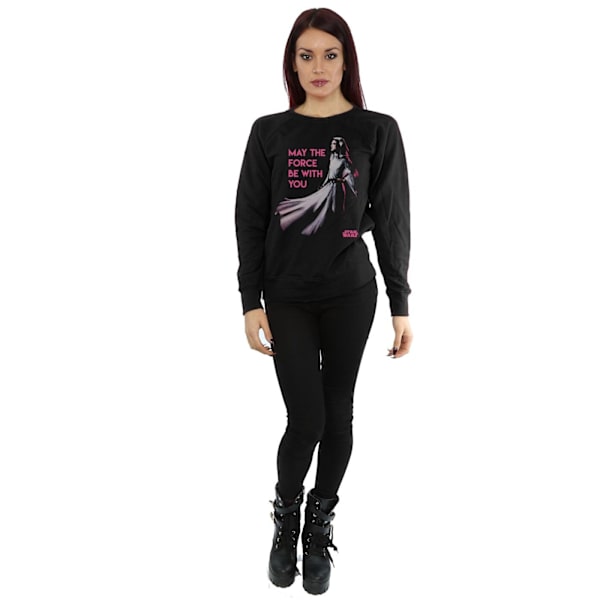 Star Wars Dam/Damer Princess Leia Force Sweatshirt XXL Svart Black XXL