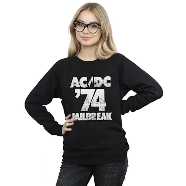 AC/DC Dam/Kvinnor Jailbreak 74 Sweatshirt L Svart Black L