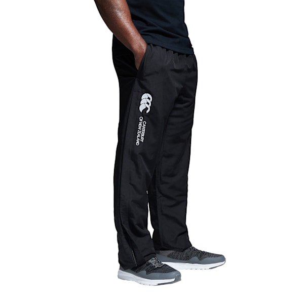 Canterbury Mens Open Hem Tracksuit Bottoms L Svart Black L