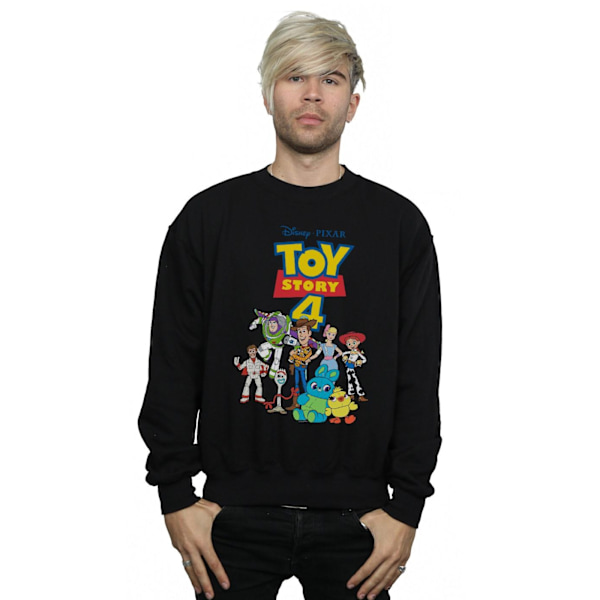 Disney Mens Toy Story 4 Crew Sweatshirt M Svart Black M