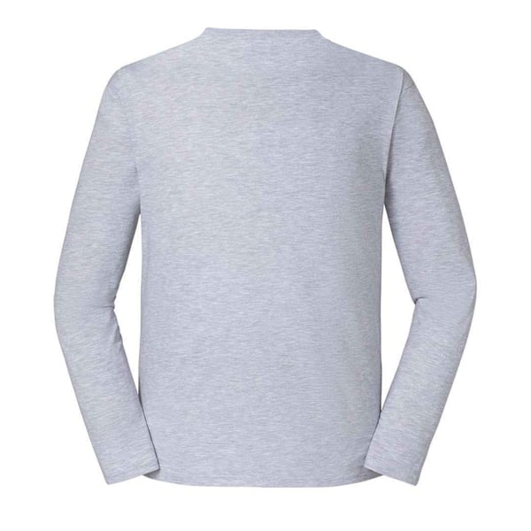 Fruit of the Loom Unisex Adult Iconic 195 Premium Långärmad Heather Grey XL