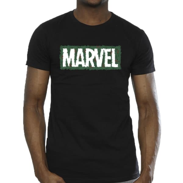 Marvel Herr Holly Logo T-shirt M Svart Black M