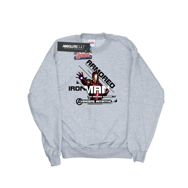 Marvel Iron Man Armored Avenger Sweatshirt 3XL Sports Grey Sports Grey 3XL