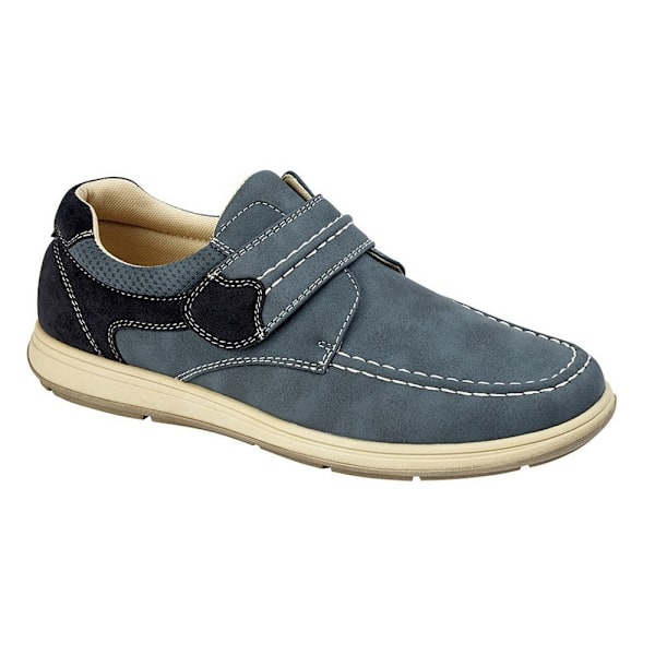 Scimitar herrars touch-fastening casual sko 13 UK marinblå Navy 13 UK