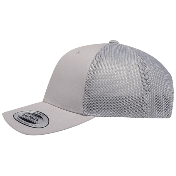 Yupoong Flexfit Retro Snapback Trucker Cap (paket med 2) One Size SIlver One Size