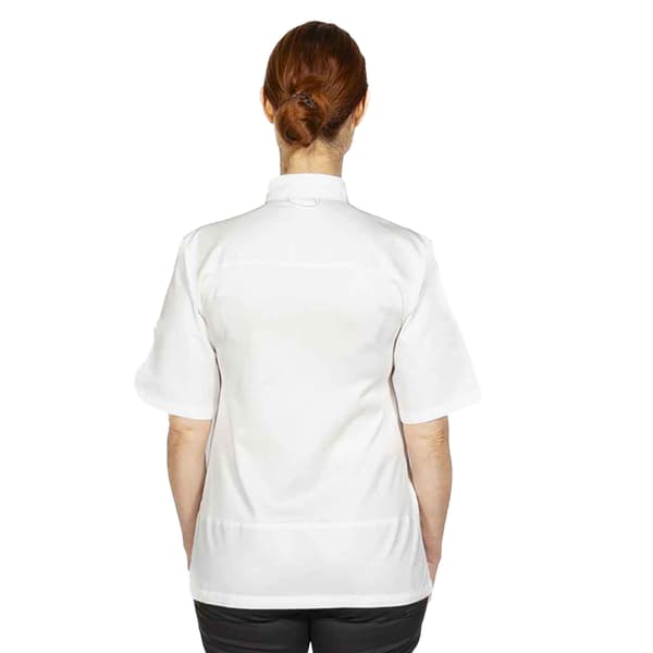 ADC Unisex Asymmetrisk Kockjacka för Vuxna M Vit White M