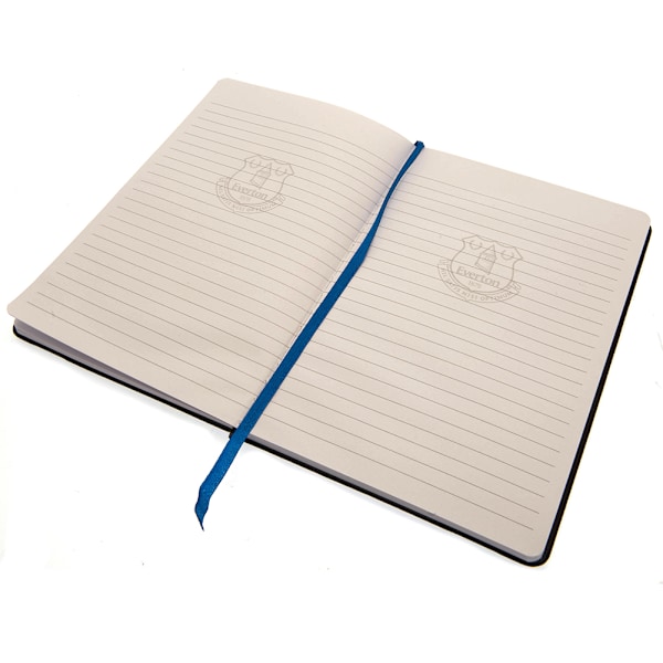 Everton FC Crest A5 Notebook One Size Svart/Blå Black/Blue One Size