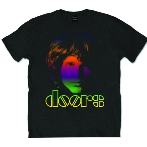 The Doors Unisex Adult Morrison Gradient Bomull T-Shirt L Svart Black L