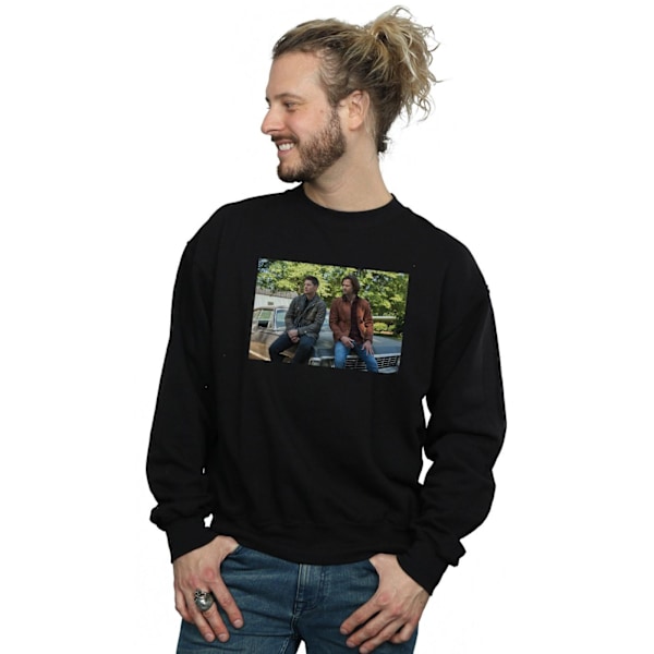 Supernatural Mens Impala Brothers Sweatshirt M Svart Black M