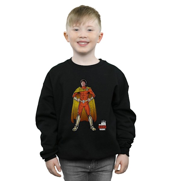 The Big Bang Theory Boys Howard Superhero Sweatshirt 5-6 år Black 5-6 Years