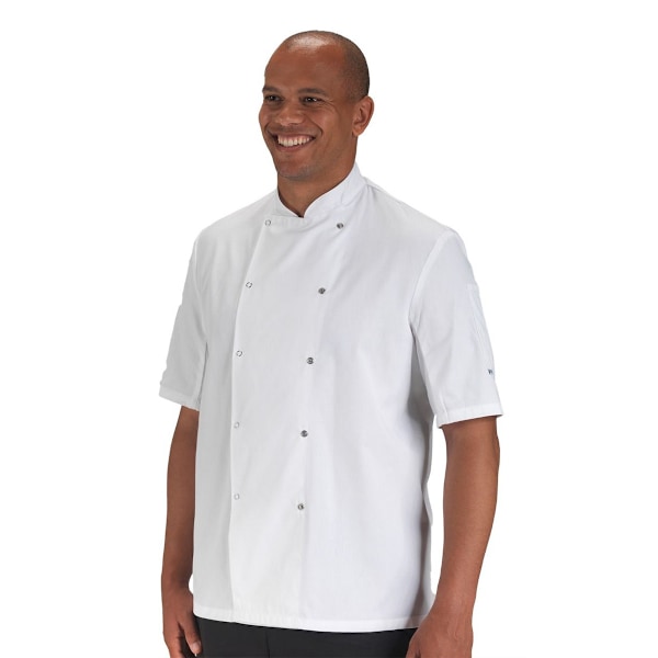 Dennys AFD Kockjacka för Herr / Kockkläder (2-pack) 2XL Vit White 2XL