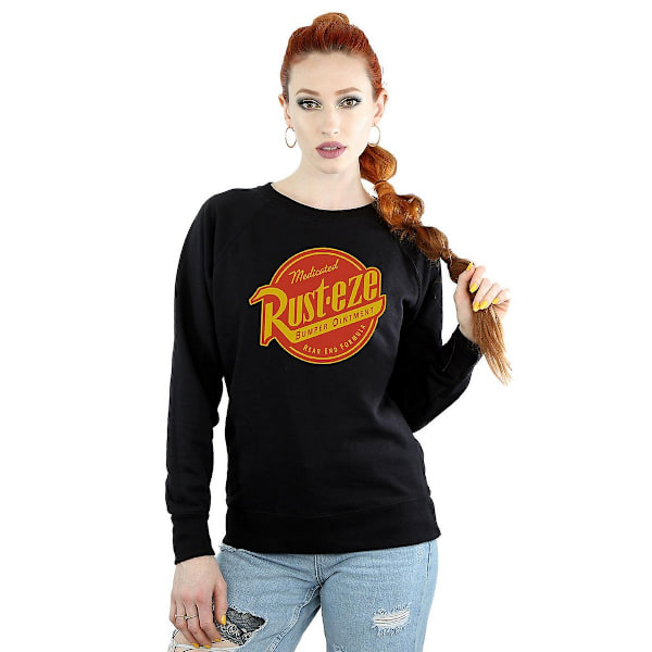 Cars Dam/Damer Rost-Eze Logotyp Sweatshirt M Svart Black M