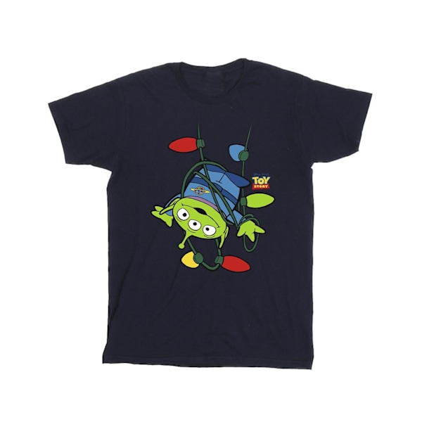 Disney Boys Toy Story Christmas Lights Aliens T-shirt 3-4 år Navy Blue 3-4 Years