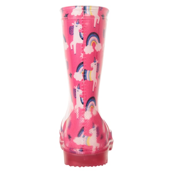 Mountain Warehouse Småbarn Splash Lyser Upp Gummistövlar 7 U Pink 7 UK Child