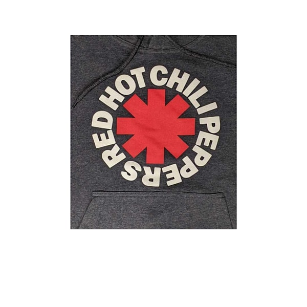Red Hot Chilli Peppers Unisex Vuxen Klassisk Asterisk Hoodie M C Charcoal Grey M