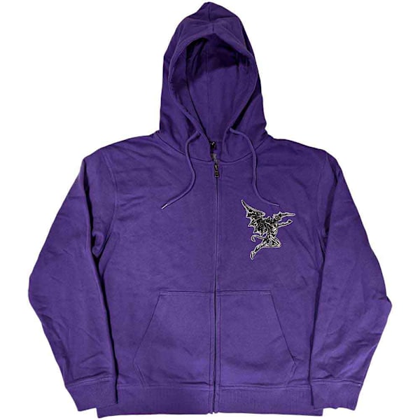 Black Sabbath Unisex Adult Henry Logo Full Zip Hoodie L Lila Purple L