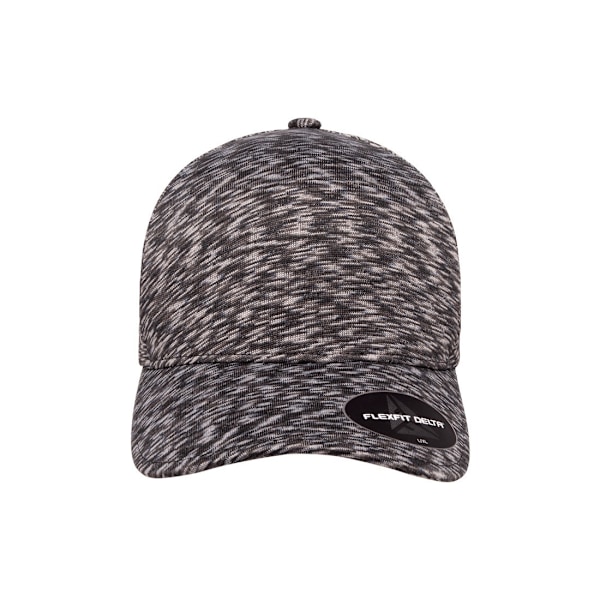 Flexfit Unisex Adult Delta Unipanel Cap L-XL Svart Melange Black Melange L-XL