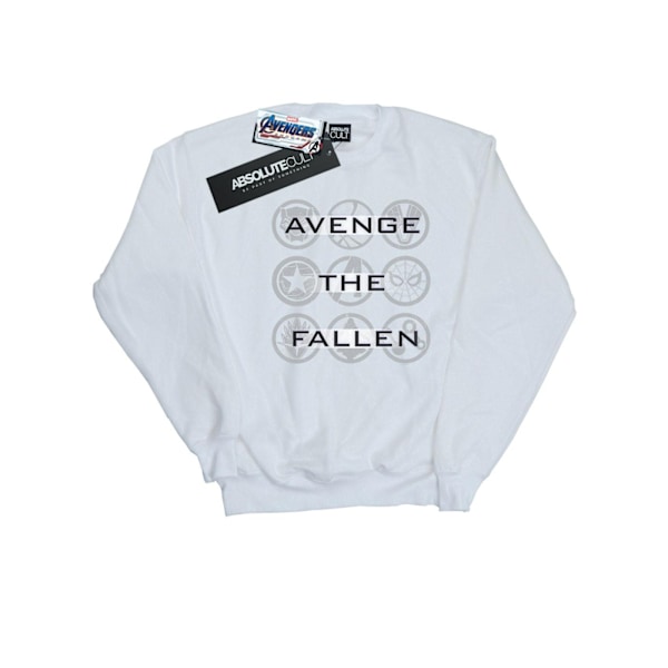 Marvel Mens Avengers Endgame Avenge The Fallen Icons Sweatshirt White 5XL