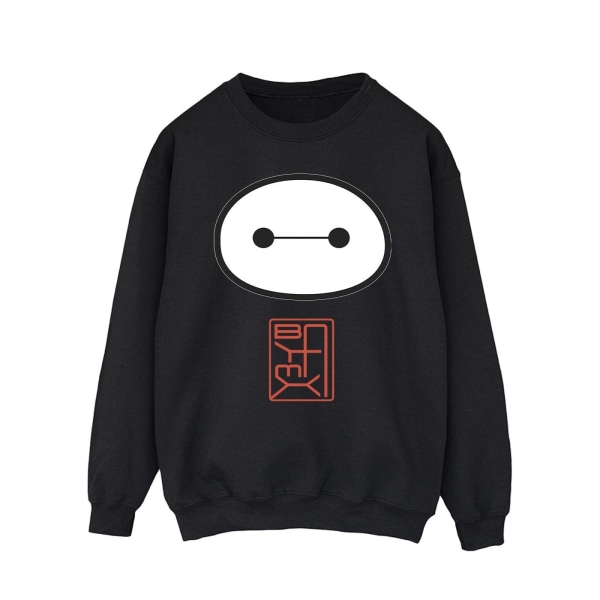 Disney Mens Big Hero 6 Baymax Icon Sweatshirt 3XL Svart Black 3XL