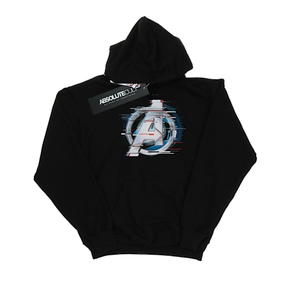 Marvel Boys Avengers Endgame Team Tech Logo Hoodie 12-13 år Black 12-13 Years