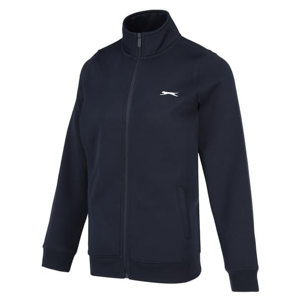 Slazenger Dam Logotyp Heldragkedja Jacka 14 UK Marinblå Navy 14 UK