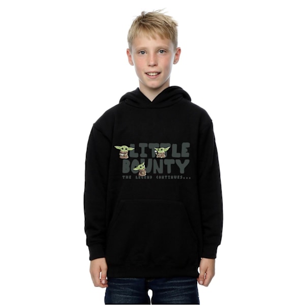 Star Wars The Mandalorian Boys Little Bounty Hunter Hoodie 12-1 Black 12-13 Years