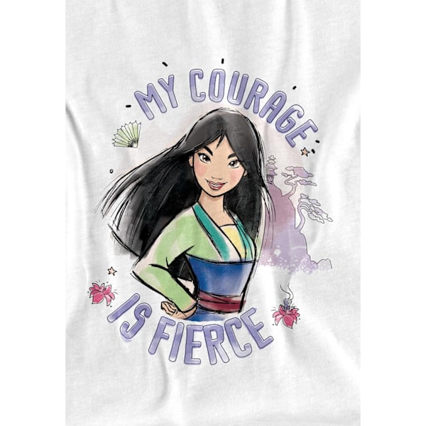 Mulan Barn/Kids Min Mod Är Stark T-Shirt 3-4 År Vit White 3-4 Years