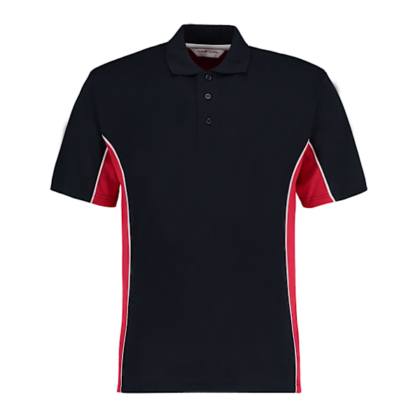GAMEGEAR Herr Track Polycotton Pique Poloshirt M Marinblå/Röd Navy/Red M