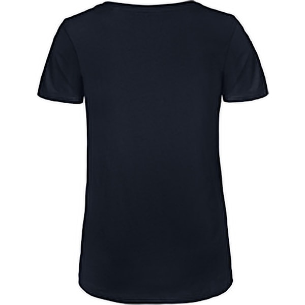 B&C Dam/Damer Favourite Organic Cotton V-Neck T-Shirt M Nav Navy Blue M