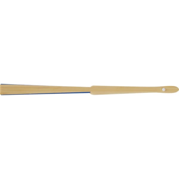 Carmen Bambu Handhållen Fläkt One Size Aqua Blue Aqua Blue One Size