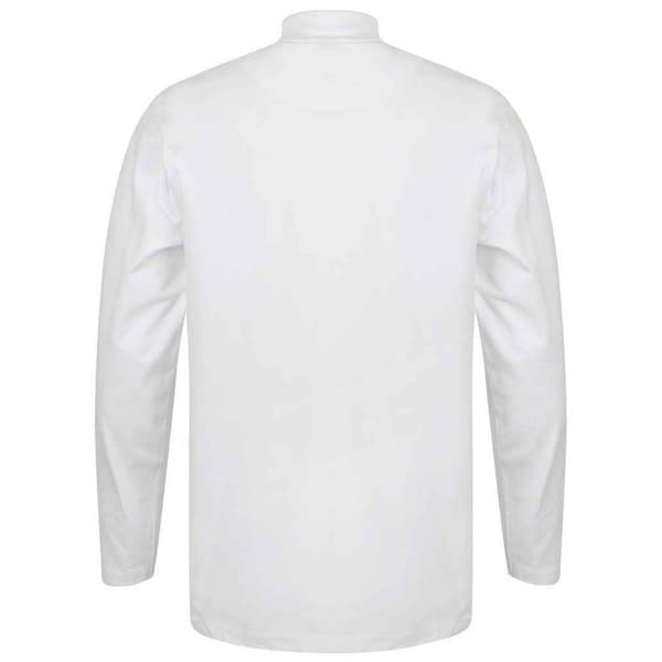 Henbury Herr Roll Neck Långärmad Topp M Vit White M