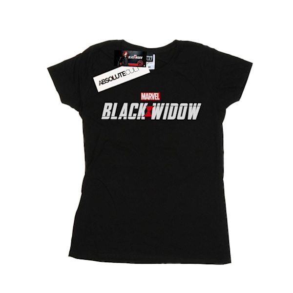 Marvel Womens/Ladies Black Widow Movie Logo Bomull T-Shirt M Svart Black M