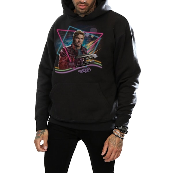 Marvel Herr Guardians Of The Galaxy Neon Star Lord Hoodie XXL B Black XXL