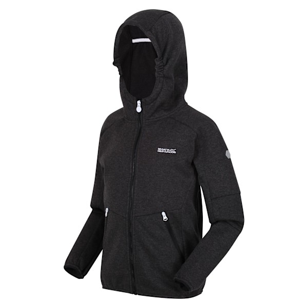 Regatta Maxwell Marl Softshelljacka för barn 7-8 år Black 7-8 Years