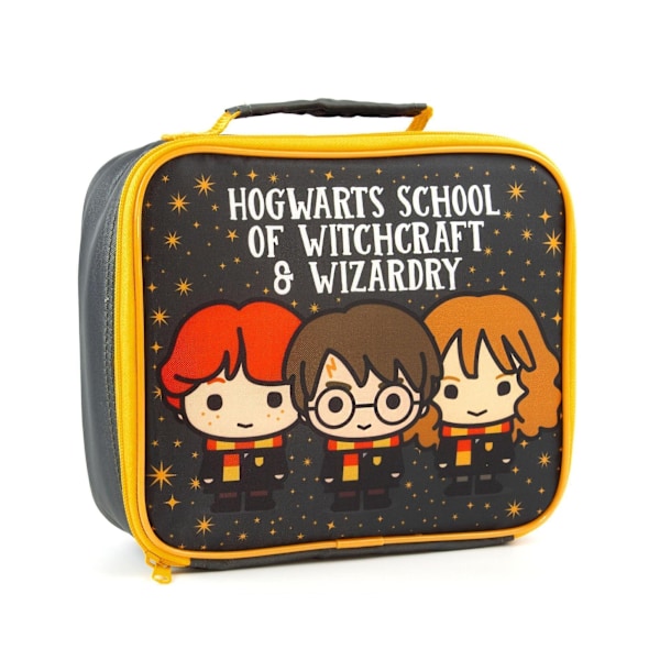 Harry Potter Chibi Lunch Bag och Flaska Set One Size Svart/Gul Black/Yellow One Size