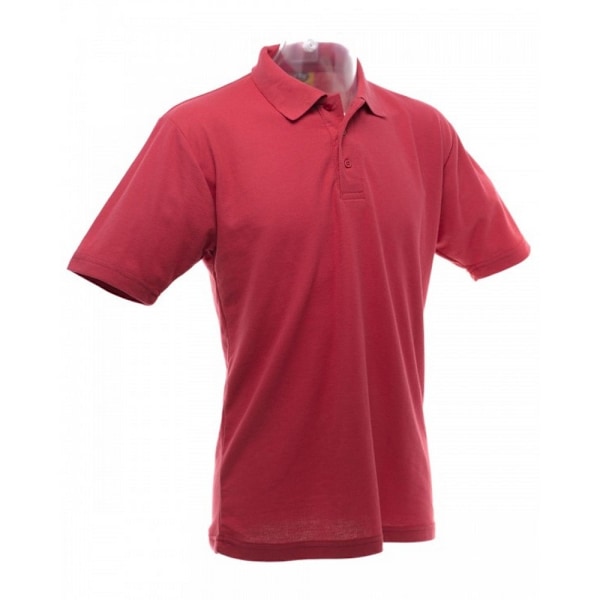 UCC 50/50 Herr Pique Kortärmad Polotröja 3XL Röd Red 3XL