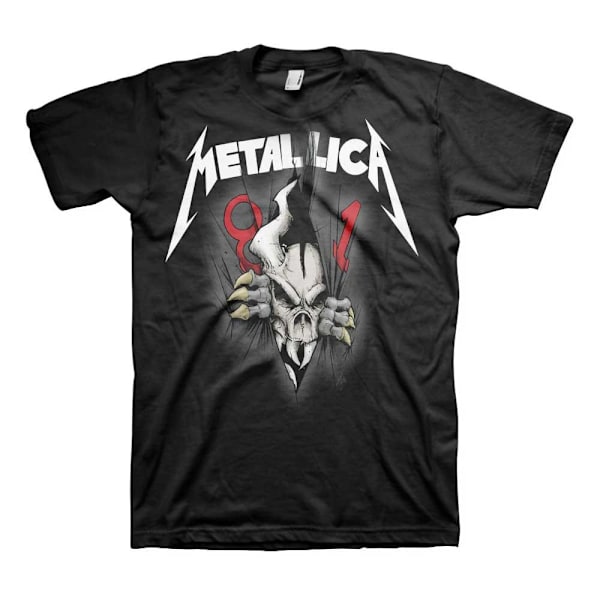 Metallica Unisex Vuxen 40-årsjubileum Ripper T-shirt XL Svart Black XL