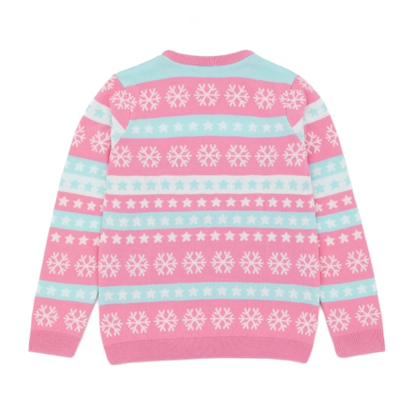 Pusheen Girls Knitted Christmas Sweatshirt 11-12 år Rosa/Blå Pink/Blue 11-12 Years