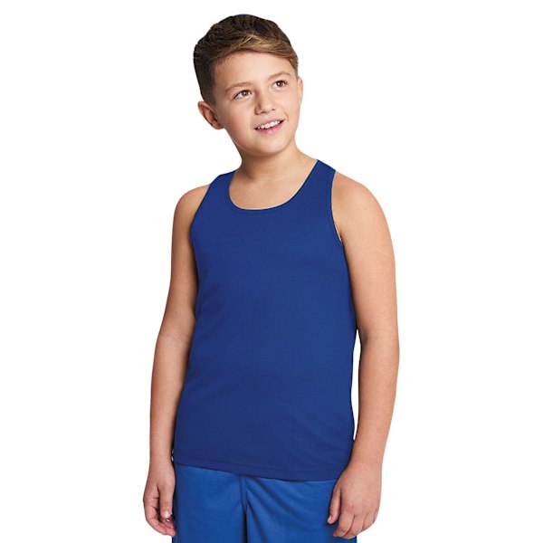 AWDis Just Cool Barn/Barn Plain Sleeveless Vest Top 3-4 År Royal Blue 3-4 Years