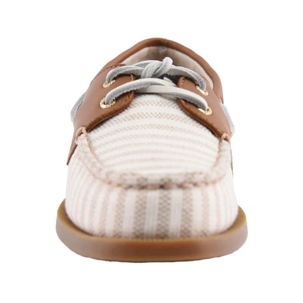 Sperry Dam/Dam Äkta Original Läder Båtskor 7.5 White/Natural 7.5 UK