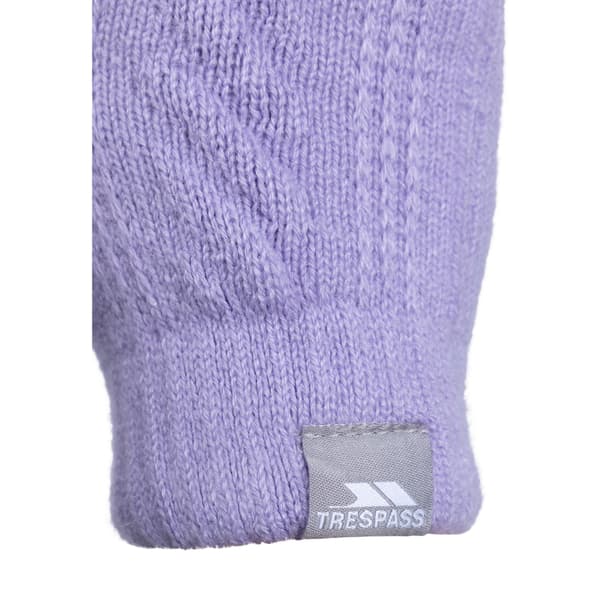 Trespass Kaybell Stickade Handskar för Barn 5-7 År Lila Lilac 5-7 Years
