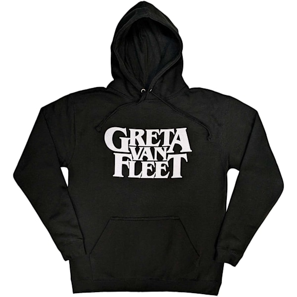 Greta Van Fleet Unisex Vuxen Logo Hoodie XXL Svart Black XXL