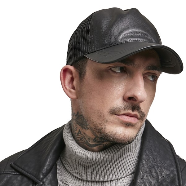 Flexfit By Yupoong Herr Trucker Cap One Size Svart/Svart Black/Black One Size