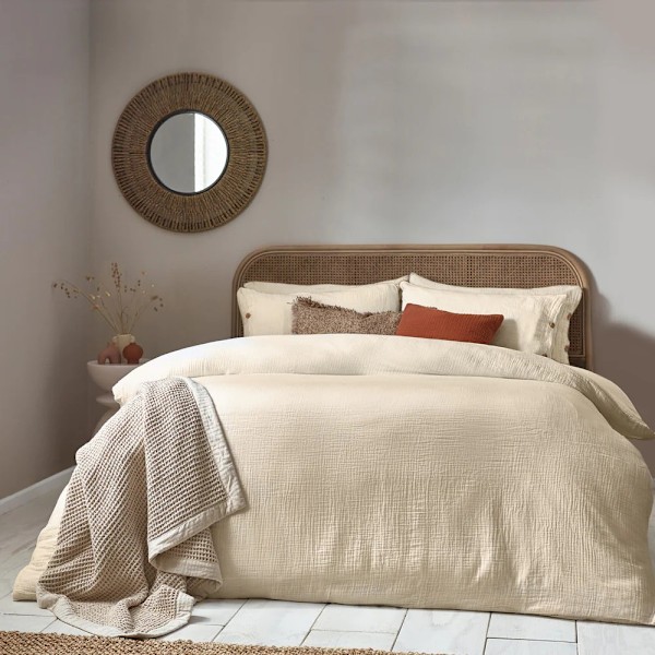 Yard Lark Muslin Bomullstäcke Set Singel Naturlig Natural Single