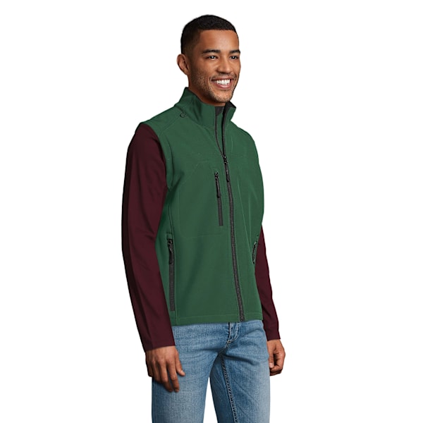 SOLS Herr Rallye Soft Shell Bodywarmer Jacka L Flaskgön Bottle Green L
