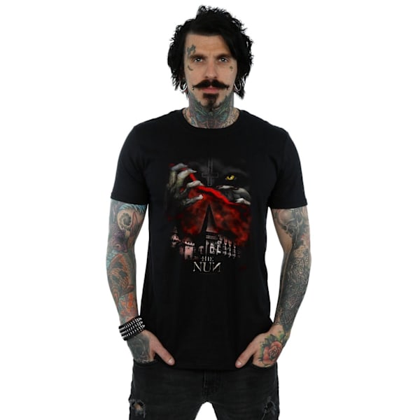 The Nun Herr T-shirt med maskerat ansikte 3XL Svart Black 3XL