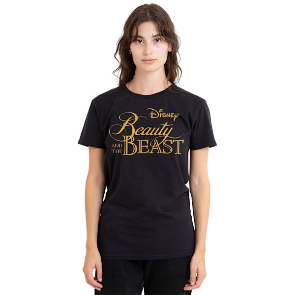 Skönheten och Odjuret Unisex Vuxen Logo T-Shirt M Svart Black M